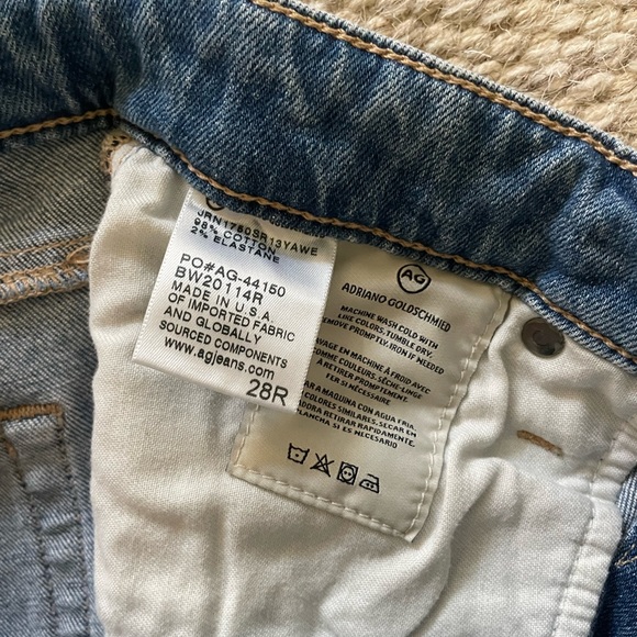 AG Mid Rise Straight Leg Jeans - Picture 3 of 5